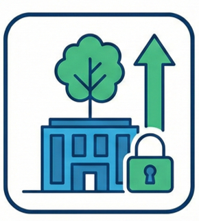 Higher workforce stability icon